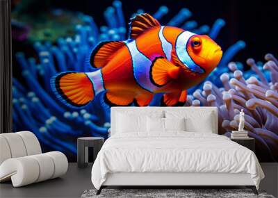 Nemo Aquatic animals under water. Wall mural