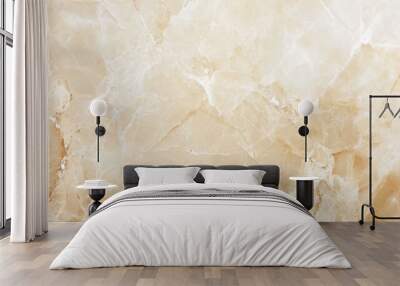 Beige marble closeup Wall mural