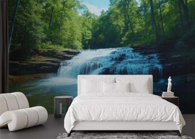 Georgia's relaxing cascade Wall mural