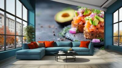 Gourmet snack. Wall mural