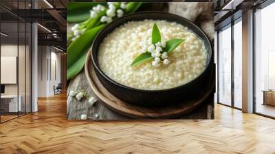 Porridge and lily Wall mural