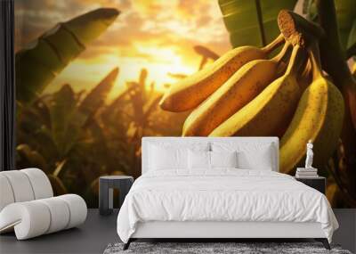 Yellow fruit. Wall mural