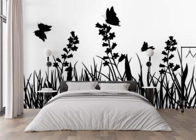 grass and flower Wall mural