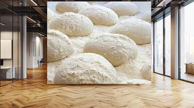 dough for pizza or bread Wall mural