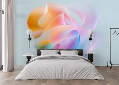 Abstract digital art Wall mural