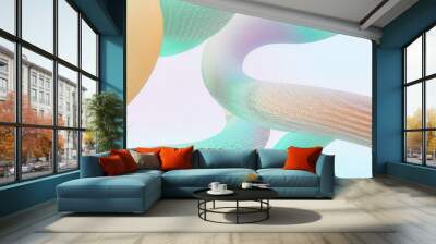 Abstract digital art Wall mural