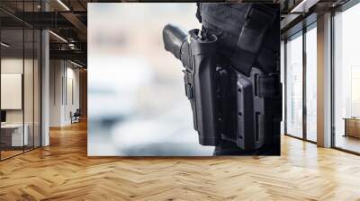 Gun Holster Wall mural