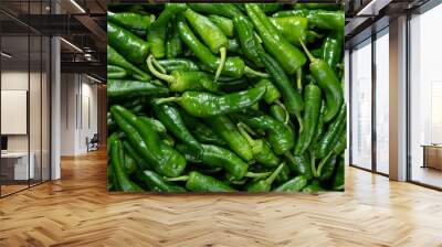 green chili peppers Wall mural