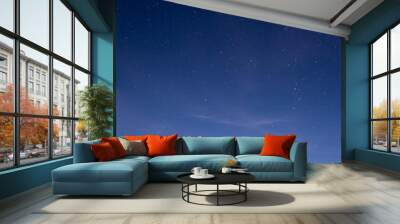 nightsky-aurora high panorama Wall mural