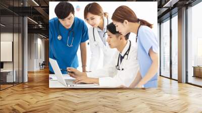 young Medical team at meeting in office Wall mural