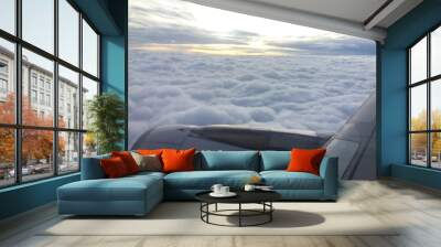 
over the clouds Wall mural