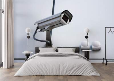 white security cam Wall mural