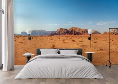 desert wadi rum jordan Wall mural