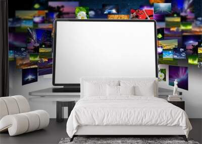 Multimedia Business Wall mural