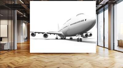 Quad Jet Airliner PNG Wall mural