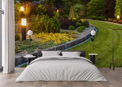 Residential Garden Landscaping Design Idea Wall mural