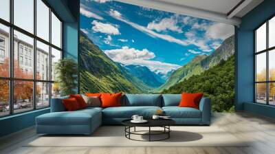 Scenic Norway Landscape Wall mural