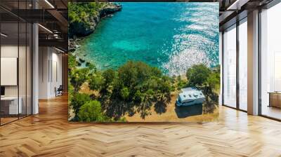 sea front rv campsite Wall mural