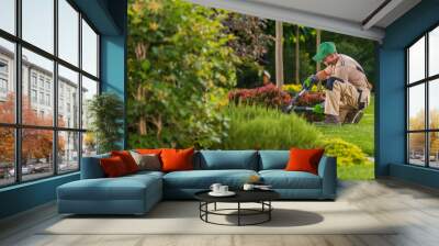 Spring Time Seasonal Garden Maintenance Wall mural