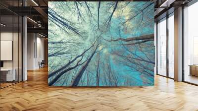 Trees Web Background Wall mural