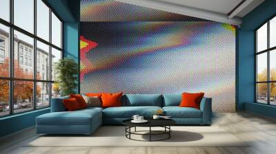 Abstract background of Test Screen Glitch Texture Wall mural