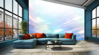 Blurred refraction light, bokeh or organic flare overlay effect Wall mural