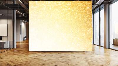 glitter vintage lights background. abstract gold background . de Wall mural