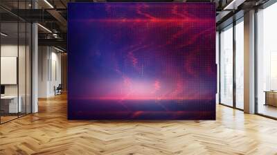 Test Screen Glitch abstract Texture Wall mural