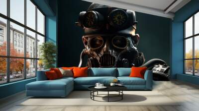 dieselpunk zombie soldier Wall mural