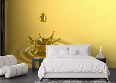 Gold Splash Wall mural