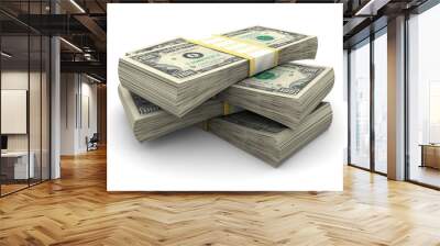 stack of $100 bills Wall mural