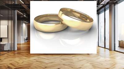 wedding rings Wall mural