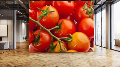 fresh cherry tomatoes, vegetarien food Wall mural