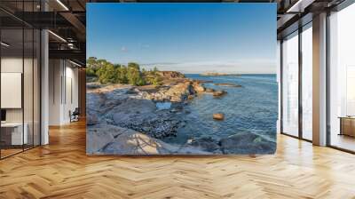 Rocky coastline. Wall mural