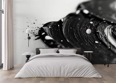 Black and white desig Wall mural