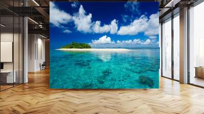 Tropical island vacation paradise Wall mural