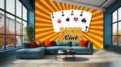 poker01 Wall mural