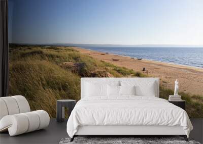 a sandy beach at Mellembystrand, southern Sweden Wall mural