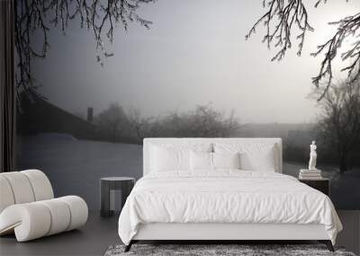 winter landscape Wall mural