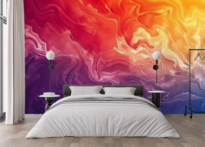 Painting using colour and texture in abstract art. subtle pattern of colours. Apply background paint. Creative graphic design with fractal artwork Wall mural