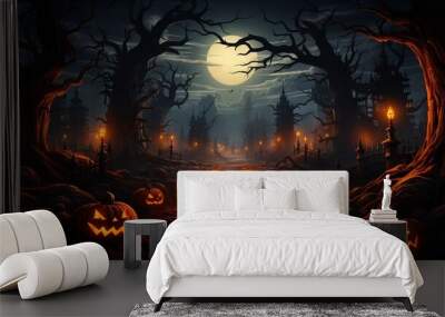 The Halloween Season. Wall mural