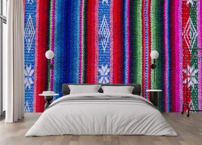 Traditional andean tapestry from northern Argentina and Bolivia.
Andean textile in alpaca and sheet wool Wall mural