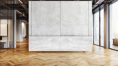 Minimalistic shot of a modern concrete wall with a smooth, polished surface and subtle texture, ideal for backgrounds, architecture, and design concepts. Wall mural