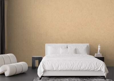 Texture of brown craft paper or kraft paper background. Wall mural