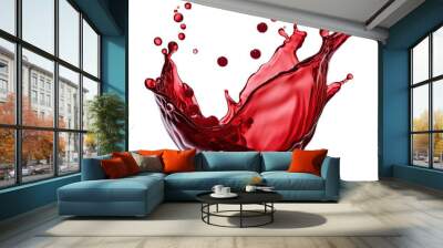 red wine splash Wall mural