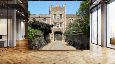 Jesus College Cambridge University. Wall mural