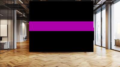 thin purple line flag Wall mural