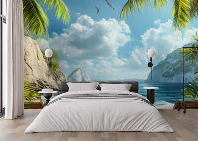 beach Wall mural