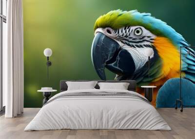 blue and yellow macaw Wall mural