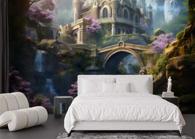 fairy tale castle Wall mural